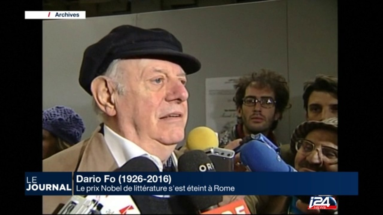 Dario Fo, le prix Nobel de littérature, s'est éteint à Rome