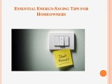 Essential Energy-Saving Tips for Homeowners