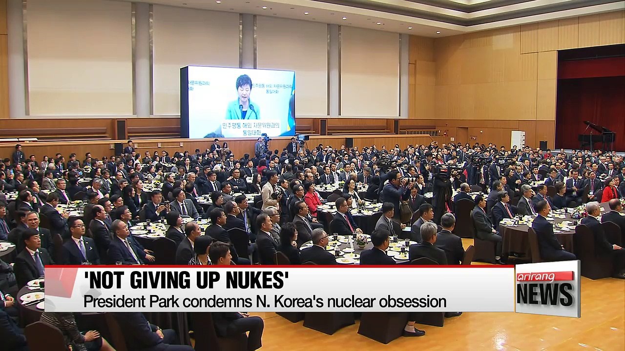 President Park vows to embrace increasing influx of defectors at unification dialogue