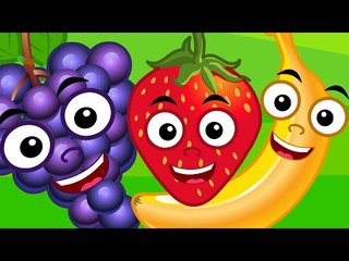 Five Little Fruits | Nursery Rhyme For Kids And Children Songs | Kids TV