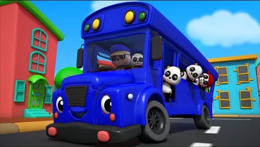 bao panda | the wheels on the bus | 3d rhymes | kids songs | baby ...