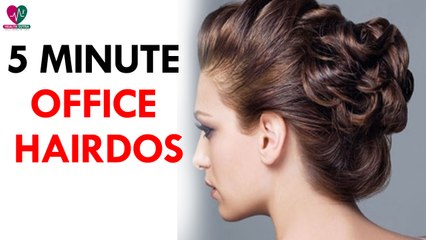 5 Minute Office Hairdos- health Sutra
