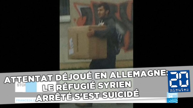 Attentat déjoué en Allemagne: Le réfugié syrien arrêté s'est suicidé