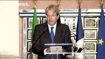 Italien, Frankreich und Deutschland wollen weiter diplomatischen Druck auf Syrien und Russland aufbauen
