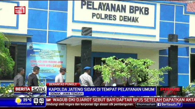 Kapolda Jateng Sidak Pelayanan Publik Cegah Pungli