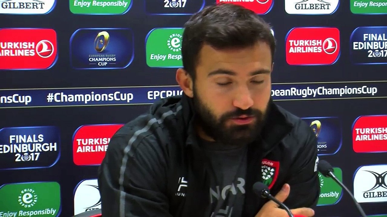 Champions cup   RCT - Saracens: conférence d'avant match de Éric Escande