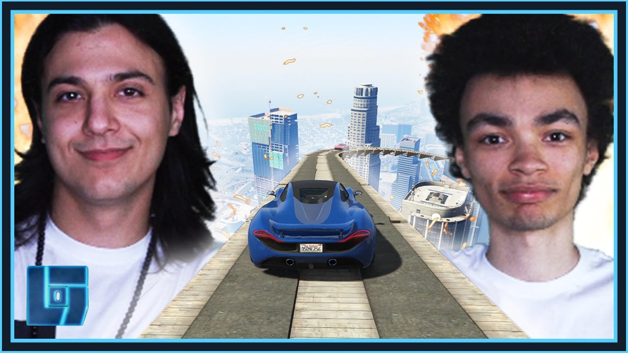 Mantrousse V BlackPanthaa - GTAV: SKYCOASTER RACE | Legends of Gaming