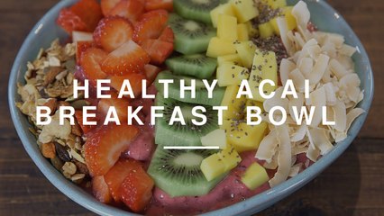 Healthy Acai Breakfast Bowl | Wild Dish