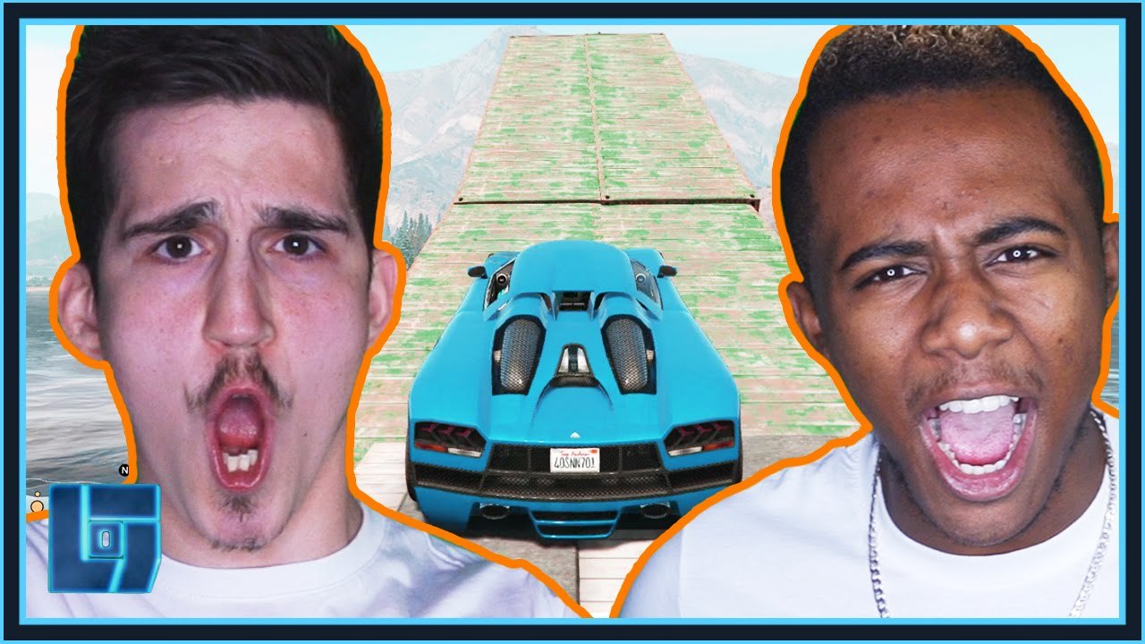 iLukas V Monstah - GTA V: Jump The Lake | Legends of Gaming