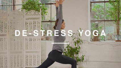 15 Minute De-Stress Yoga Routine | Danielle Hayley | Wild Dish