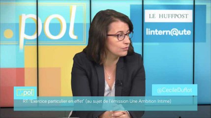 Cécile Duflot assume d'avoir participé à "Ambition Intime"