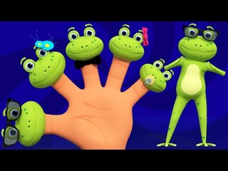 Finger Family Frogs | 3D Nursery Rhymes For Kids | Childrens Song For baby