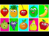 Ten In The Bed Fruits | Nursery Rhymes For Kids And Childrens | Learn Fruits | Songs For Toddler