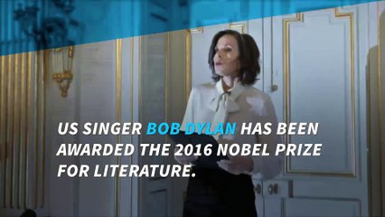 Bob Dylan wins Nobel Literature Prize