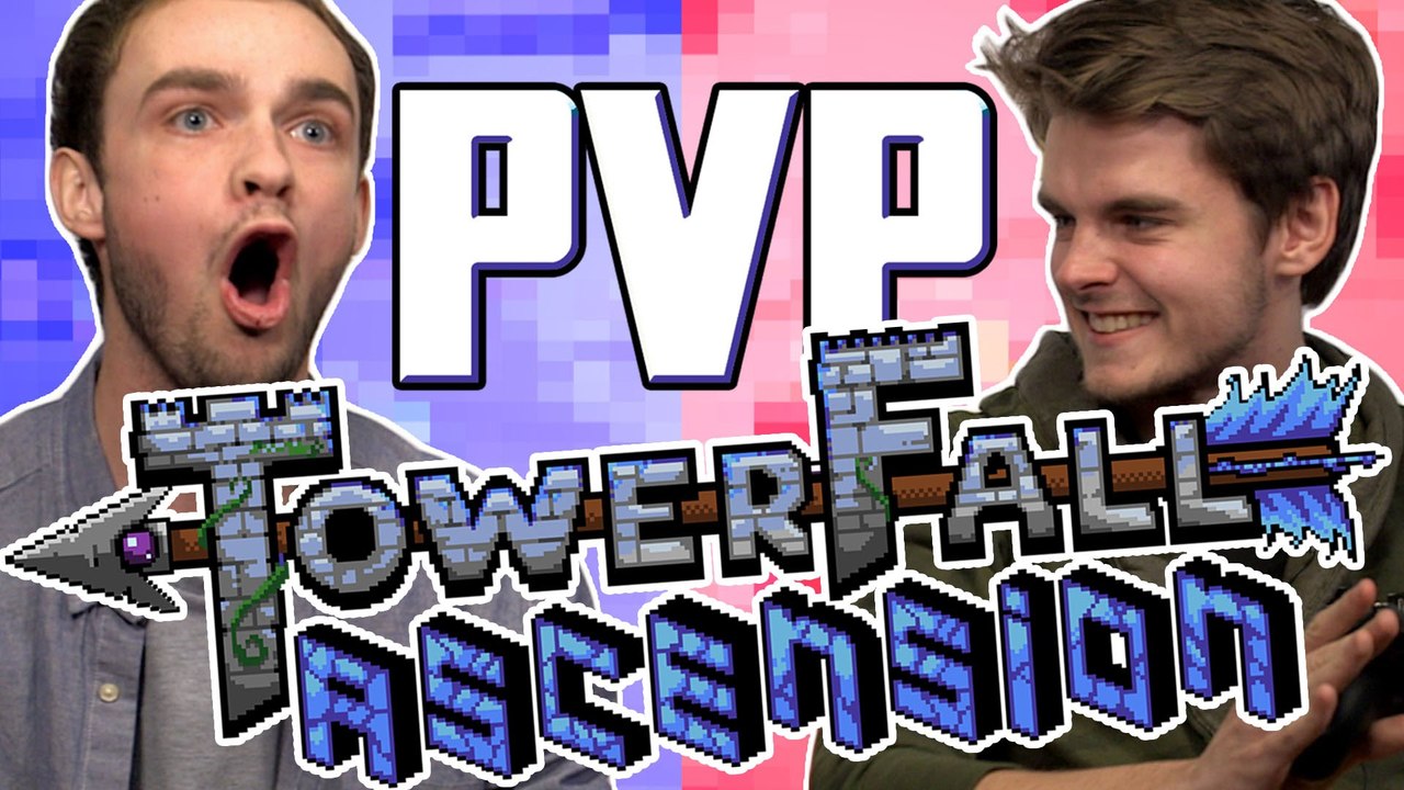 BIG PLAYS!  Ali-A vs Benny Central - 1 vs 1 - Towerfall Ascension