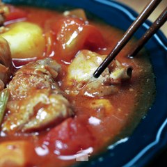 아니 이 맛은!! 양도 푸짐 맛도 푸짐! 토마토소스닭조림 [만개의레시피]