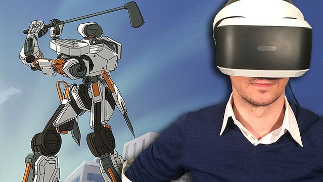 100ft Robot Golf : Notre TEST Vidéo du jeu de golf avec des Mechas