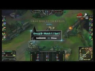 《LOL》2015 LCK 夏季升降賽 Day 2 - SAMSUNG vs Prime - Game 1 - (國語)