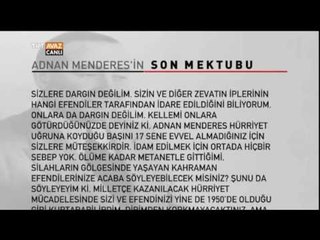 Adnan Menderes'in Son Mektubu - Dünya Gündemi - TRT Avaz