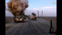 Two very close ISIS IED explosions filmed Iraqi soldiers in Anbar