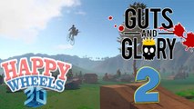 Guts and Glory (Happy Wheels 3d) Gameplay Español - Ep2 - Cañones y Minas