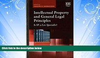 FAVORITE BOOK  Intellectual Property and General Legal Principles: Is Ip a Lex Specialis? (ATRIP