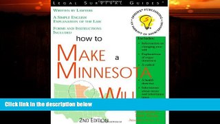 FULL ONLINE  How to Make a Minnesota Will (Legal Survival Guides)