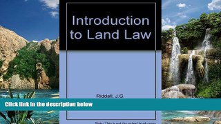 Books to Read  Introduction to Land Law  Best Seller Books Most Wanted