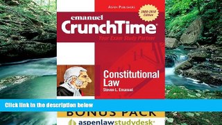 READ NOW  CrunchTime: Constitutional Law (Print + eBook Bonus Pack): Constitutional Law Studydesk