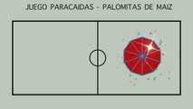 JUEGO PARACAÍDAS | PALOMITAS DE MAÍZ | Juegos Educación Física