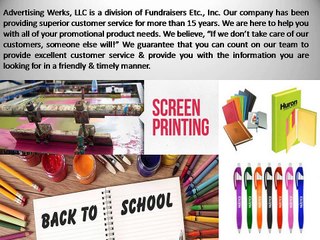 Advertising Werks LLC  Promotional Products  Apparel