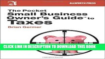 [PDF] The Pocket Small Business Owner s Guide to Taxes (Pocket Small Business Owner s Guides)