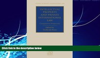complete  Intellectual Property and Private International Law: Comparative Perspectives (Studies