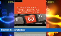 Big Deals  Australian Intellectual Property Law  Best Seller Books Most Wanted
