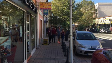 Action TPE de la Cfdt du Var le 22 septembre 2016 à Lalonde les Maires