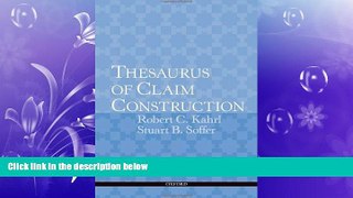 complete  Thesaurus of Claim Construction