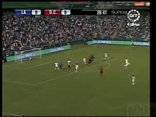 David Beckham premier but avec  Los Angeles Galaxy