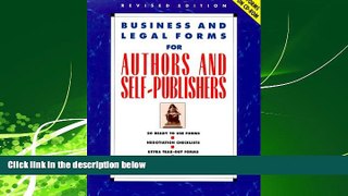 complete  Business and Legal Forms for Authors and Self-Publishers (Business   Legal Forms for