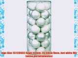 Inge Glas 15112D002 Kugel 45 mm 28-StÃ¼ck/Dose Just white Mix(weissporzellanweiss)