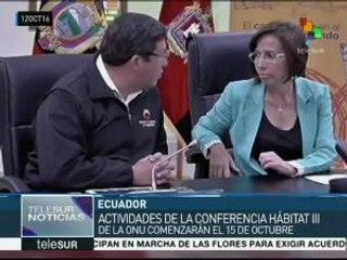 Ecuador: Conferencia de ONU "Hábitat III" iniciará el 15 de octubre