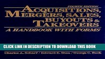 [Read PDF] Acquisitions, Mergers, Sales, Buyouts   Takeovers, Fourth Edition Ebook Online