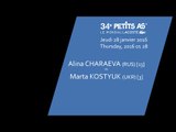 #2 Alina CHARAEVA (RUS) vs. Marta KOSTYUK (UKR) - 3ème tour tableau final - Les Petits As 2016