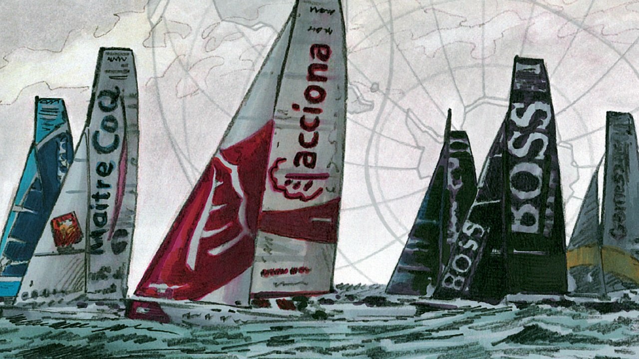 [Vendée Globe 2016] Pastille BD Dargaud - Arnaud Boissières