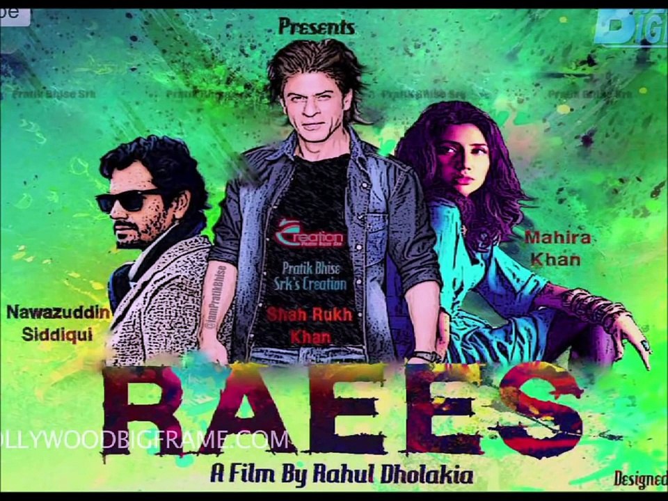 Raees Trailer ShahRukh khan Mahira Khan upcoming movie - Bollywood movies 2016