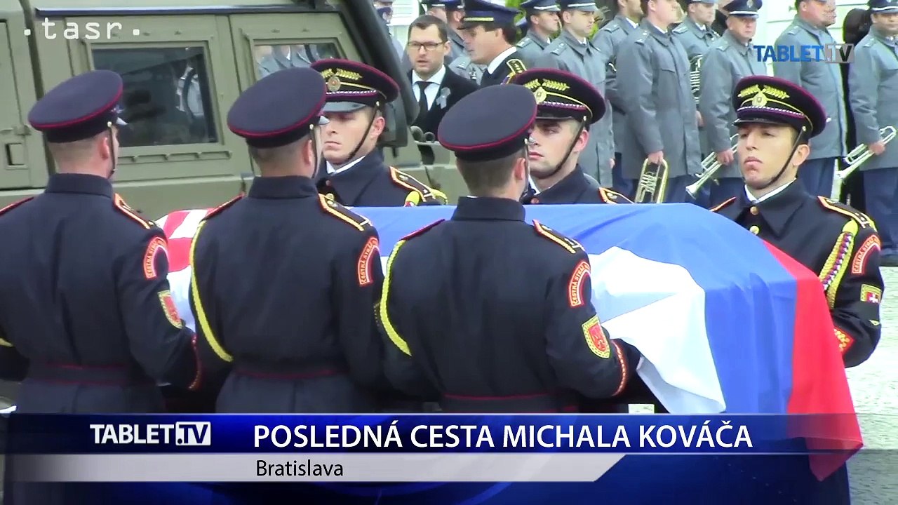 Na počesť M. Kováča zaznelo 20 delostreleckých sálv