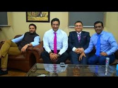 Pakistan vs West Indies 1st Test 2016 Day 1 13-10-2016 Shahid Afridi waseem akram analysis game on hai part 2