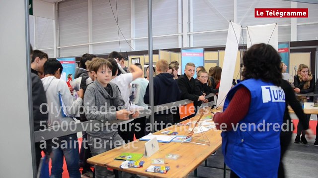Olympiades des métiers : 5.000 visiteurs attendus ce vendredi à Saint-Brieuc