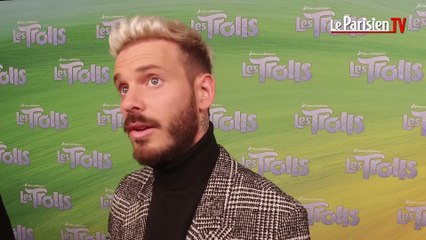 M.Pokora et Louane sur le tapis rouge des « Trolls »