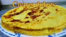 TORTITAS O CREPES DULCES