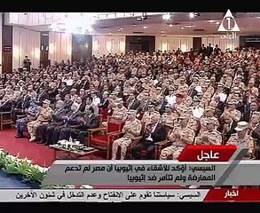 السيسي: ليس لدينا أى صلة بما يحدث فى إثيوبيا ولا نتأمر على أحد